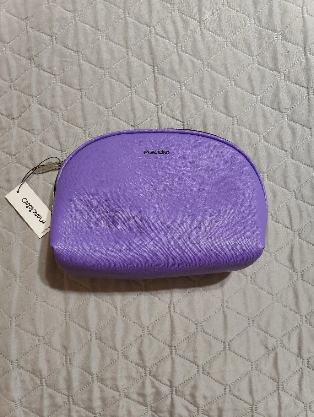 Marc Tetro Purple Bichon Cosmetic Bag